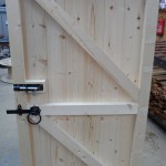 Square Tongue and Groove Gate - Rear
